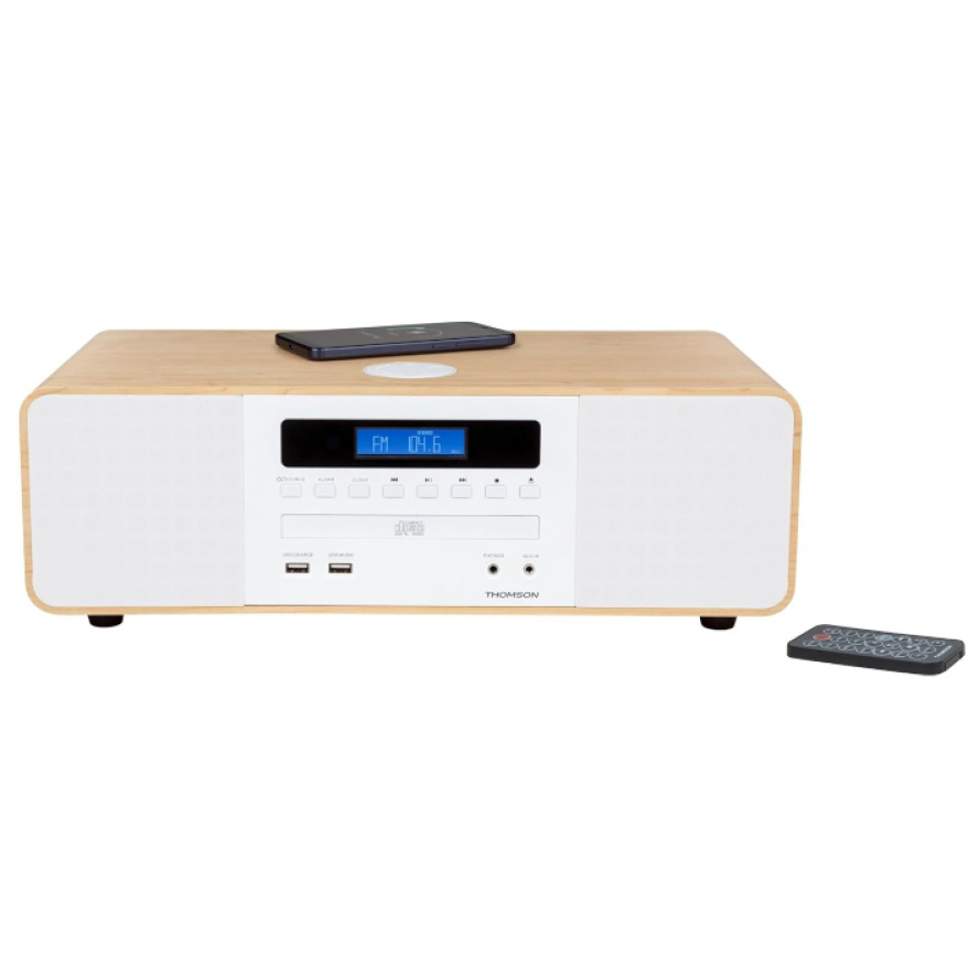 microcadena bluetooth cargador thomson imagen y sonido thomson