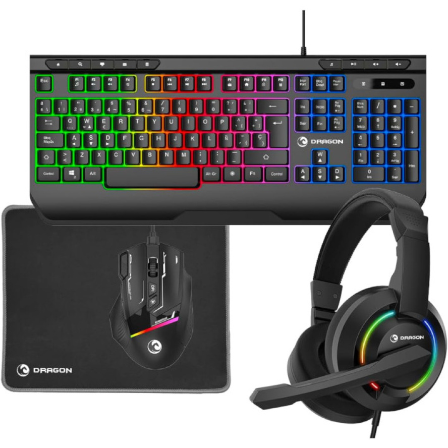  set gaming dragon prixton tecnología prixton