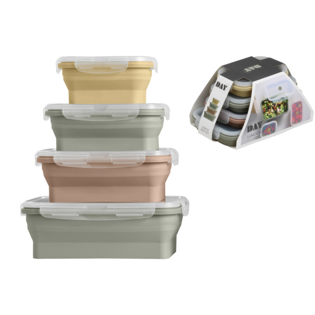  set tupper plegables hogar 